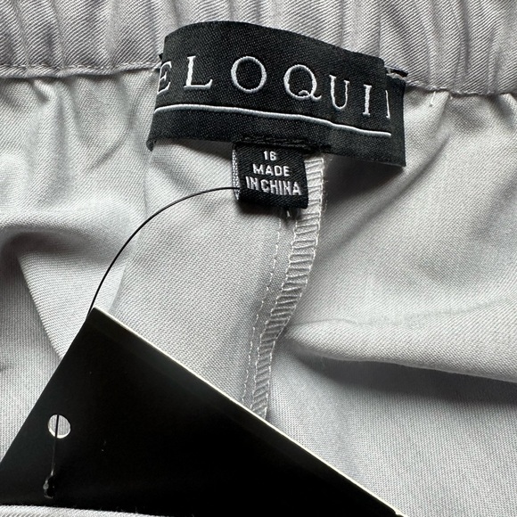 Eloquii Asymmetrical Wide Leg Trouser - Picture 9 of 9
